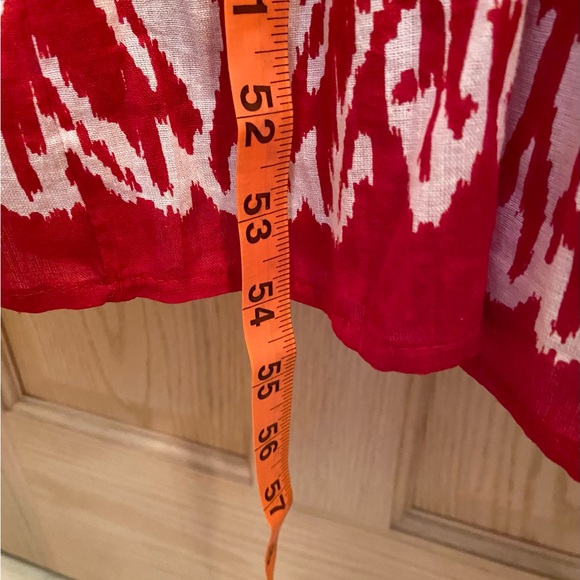 Mlle Gabrielle 3X Red
 and White Sleeveless Maxi Dress - Picture 11 of 13